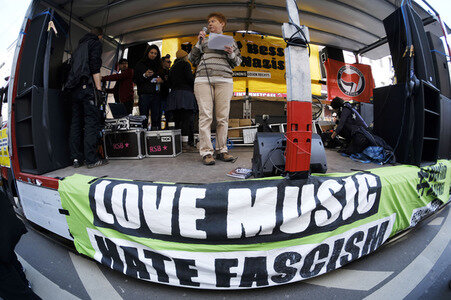 Demonstration 'Solidarität statt rechter Hetze' in Berlin