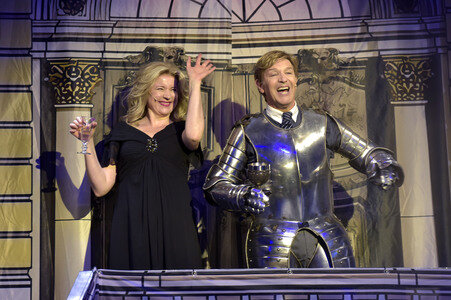 Theaterprobe 'Miss Merkel - Mord in der Uckermark' in Berlin