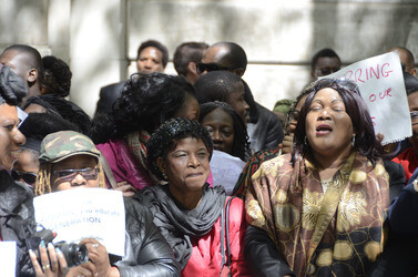 Protest gegen die Entführung von über 200 nigerianischen Mädchen, London
