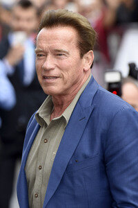 Ankunft von Arnold Schwarzenegger auf dem San Sebastian Film Festival 2017