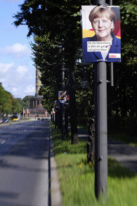 Bundestagswahlkampf-Plakate in Berlin