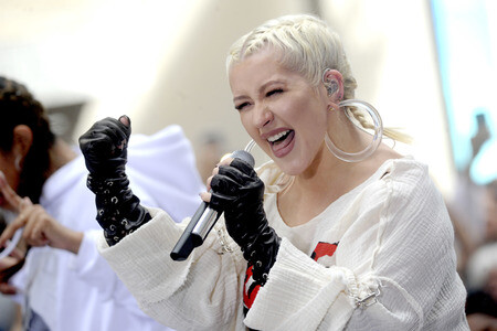 Konzert von Christina Aguilera in New York