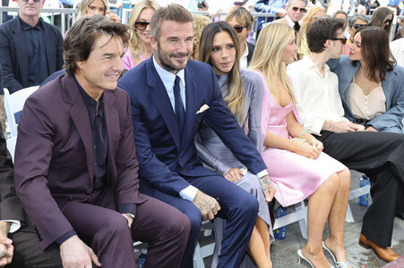 David Beckham erhält einen Stern auf dem Hollywood Walk of Fame in Los Angeles