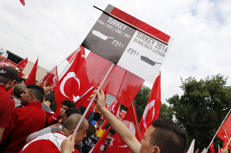 Erdogan-Demo in Köln