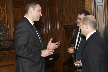 Vitali Klitschko im Rathaus Hamburg