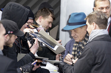 'Mr. Holmes' Pressekonferenz Abfahrt, Berlinale 2015