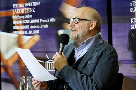 Jahrespressekonferenz in der Staatsoper im Schiller Theater in Berlin