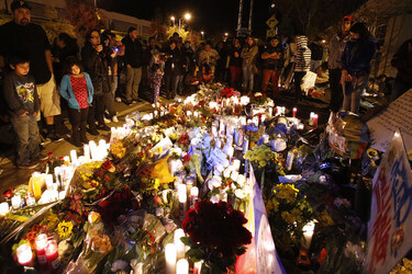 Fans am Unfallort von Paul Walker
