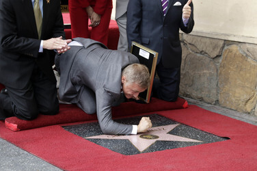 Christoph Waltz erhält einen Stern auf dem Hollywood Walk of Fame, Los Angeles