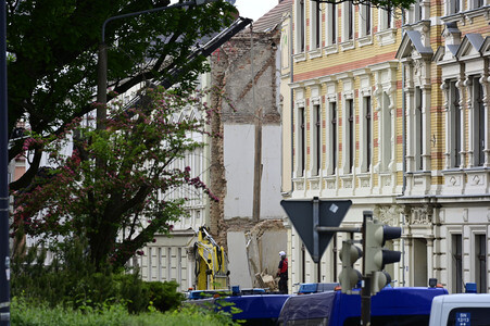 Einsturz eines Mehrfamilienhauses in Görlitz