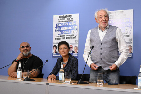 Pressekonferenz zur Friedenskundgebung am 13. September in Berlin