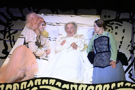 Theaterprobe 'Der eingebildet Kranke' in Berlin