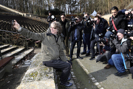Fototermin mit Helge Schneider in Berlin