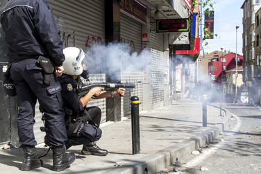 Maidemonstration in Istanbul