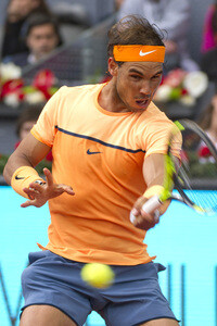 Tennis Match Rafael Nadal vs Joao Sousa in Madrid
