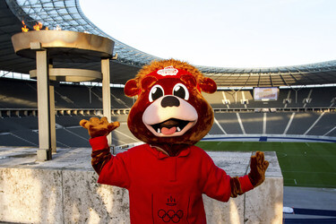 Entzündung des Olympischen Feuers, Berlin