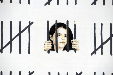 Banksy Protest gegen die Inhaftierung von Zehra Dogan in New York