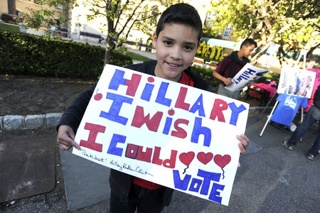 Rede von Hillary Clinton in New York
