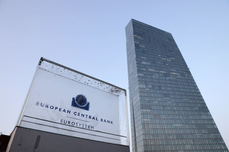 Die Europäische Zentralbank in Frankfurt