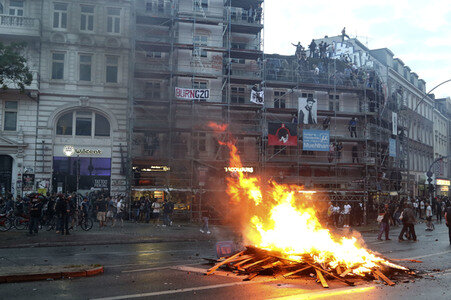 G20 Demonstration und Ausschreitungen im Schanzenviertel in Hamburg