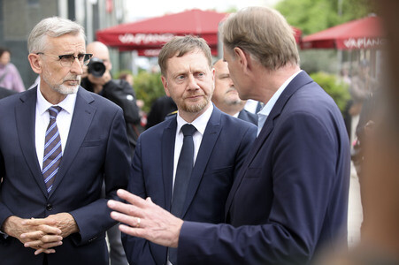 Kranzniederlegung in Leipzig