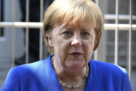 Angela Merkel besucht Caritas Zentrum in Köln
