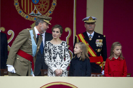 Militäparade zum Nationalfeiertag in Madrid