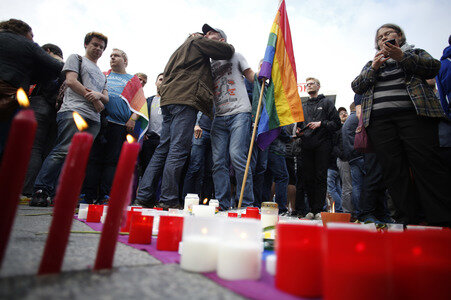 Mahnwache für die Opfer des Terror-Anschlags von Orlando in Köln