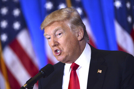 Donald Trump Pressekonferenz in New York