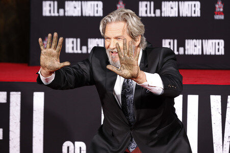 Hand and Footprint Ceremony mit Jeff Bridges in Los Angeles