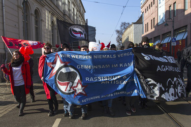 Gegen Demo zur Neonazi Demonstration, Frankfurt/Oder