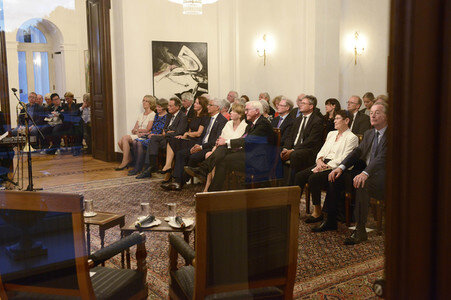 Gesprächsrunde in der Villa Hammerschmidt in Bonn