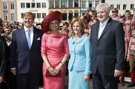 König Willem-Alexander und Königin Maxima der Niederlande in München