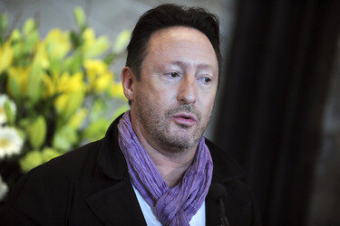 Jullian Lennon und die Lupus Foundation schalten lila Licht am Empire State Building an, New York