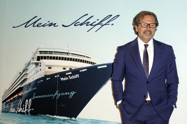 Presskonfernez zu Taufe der 'Mein Schiff 3', Hamburg