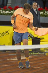 Tennis Match Rafael Nadal vs Joao Sousa in Madrid