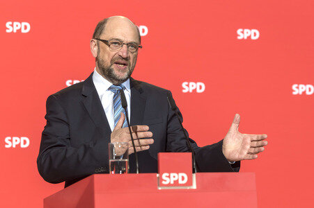 SPD-Pressekonferenz zu den Koalitionsverhandlungen in Berlin