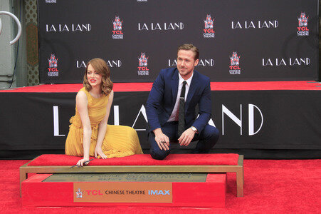Hand and Footprint Ceremony mit Emma Stone und Ryan Gossling in Los Angeles