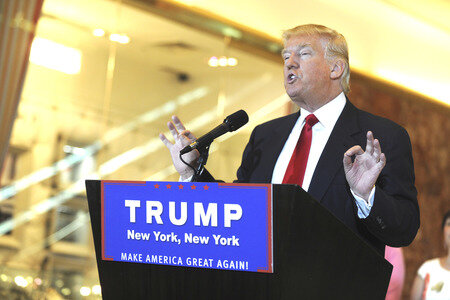 Donald Trump Pressekonferenz in New York