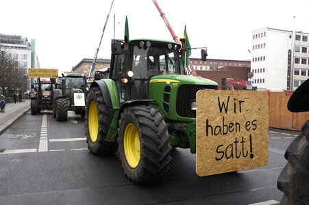 Demonstration 'Wir haben es Satt!' in Berlin