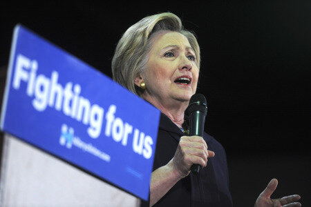 Walkampfrede von Hillary Clinton in New Jersey