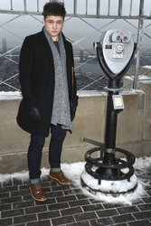 Taron Egerton auf dem Empire State Building, New York