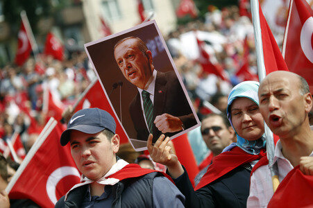 Erdogan-Demo in Köln