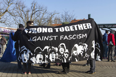 Gegen Demo zur Neonazi Demonstration, Frankfurt/Oder