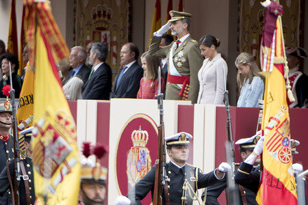 Militäparade zum Nationalfeiertag in Madrid