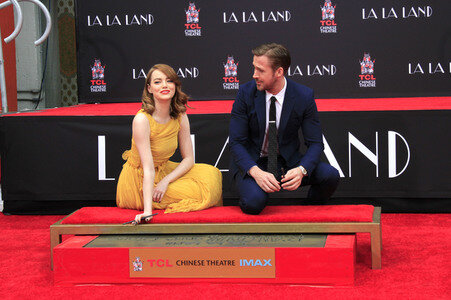 Hand and Footprint Ceremony mit Emma Stone und Ryan Gossling in Los Angeles