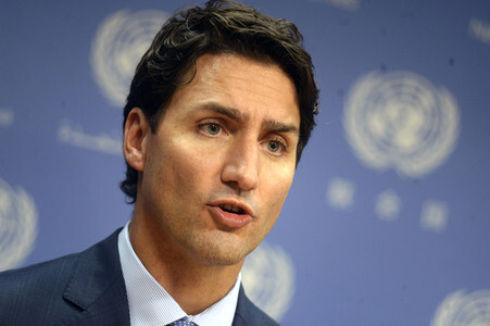 Pressekonferenz mit Justin Trudeau in New York