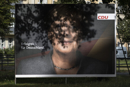 Bundestagswahlkampf-Plakate in Berlin