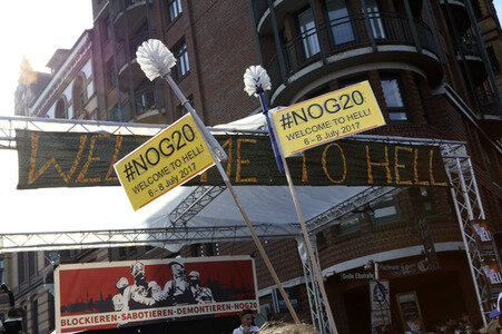 'G20 Welcome to Hell' Demo in Hamburg