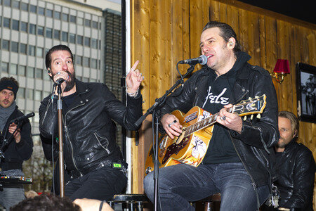 Straßenkonzert von The BossHoss in Berlin